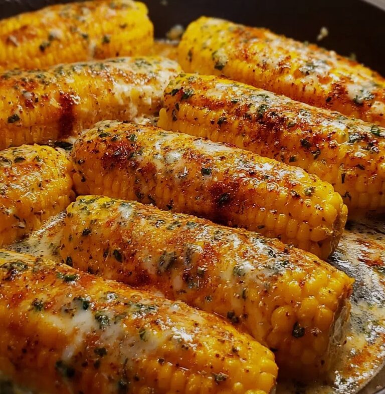 Cheesy Garlic Butter Skillet Corn on the Cob recipe revealed!